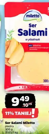 Netto Ser Salami Miletto oferta