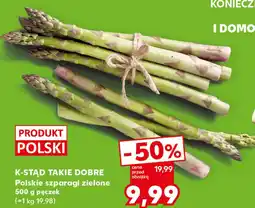 Kaufland K-STĄD TAKIE DOBRE Polskie szparagi zielone oferta