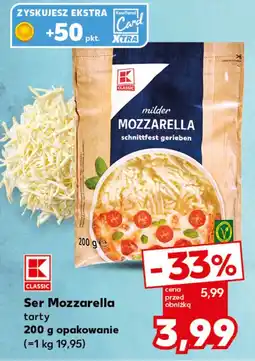 Kaufland K-Classic Ser Mozzarella tarty 200 g opakowanie oferta