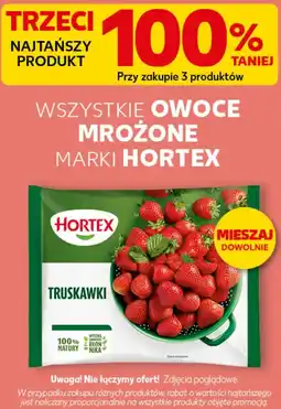 Kaufland Wszystkie owoce mrożone marki Hortex TRZECI PRODUKT 100% TANIEJ oferta