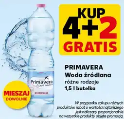 Kaufland Woda źródlana PRIMAVERA 4+2 oferta