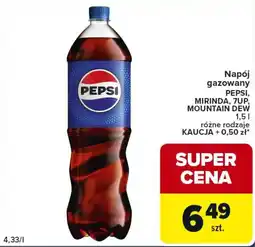 Globi Napój gazowany PEPSI, MIRINDA, 7UP, MOUNTAIN DEW oferta