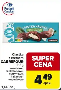 Globi Ciastka z kremem CARREFOUR kokosowe oferta
