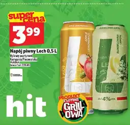 Topaz Napój piwny Lech Apple Lemongrass oferta
