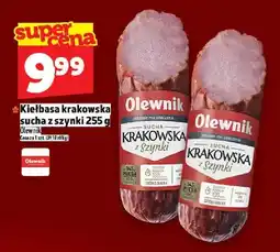 Topaz Kiełbasa krakowska sucha z szynki Olewnik oferta