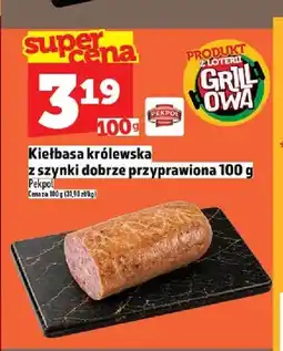 Topaz Kiełbasa królewska z szynki dobrze przyprawiona Pekpol oferta