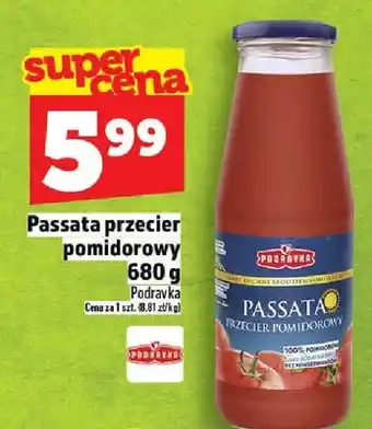 Topaz Passata przecier pomidorowy Podravka oferta