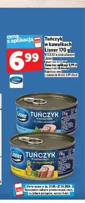 Topaz Tuńczyk w kawałkach w oleju Lisner oferta