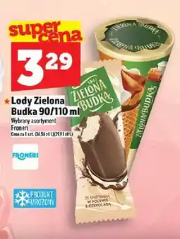 Topaz Lody Zielona Budka rożek 90/110ml oferta