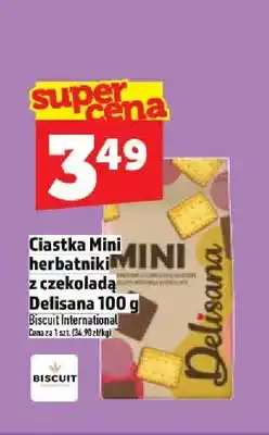 Topaz Ciastka Mini herbatniki z czekoladą Delisana oferta