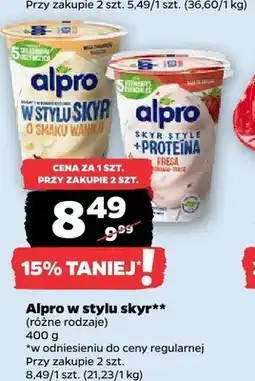 Netto Alpro w stylu skyr o smaku wanilii oferta