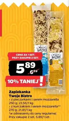 Netto Zapiekanka z pieczarkami i serem mozzarella Twoje Bistro oferta