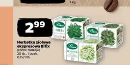 Netto Herbatka ziołowa ekspresowa Bifix Mięta oferta
