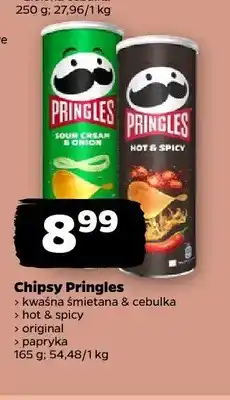 Netto Chipsy Pringles kwaśna śmietana & cebulka oferta