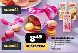 Netto Makaroniki Dulcesol o smaku toffi oferta