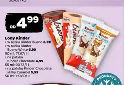 Netto Lody w rożku Kinder Bueno oferta