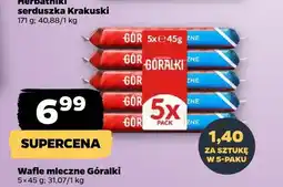 Netto Wafle mleczne Góralki 5-pak oferta