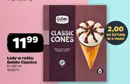 Netto Lody w rożku Gelato Classico 6-pak oferta