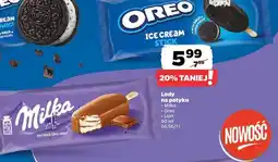 Netto Lody na patyku Milka oferta