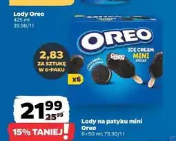 Netto Lody na patyku mini Oreo 6-pak oferta