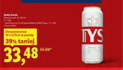 Lidl Piwo Tyskie Gronie 12-pak oferta
