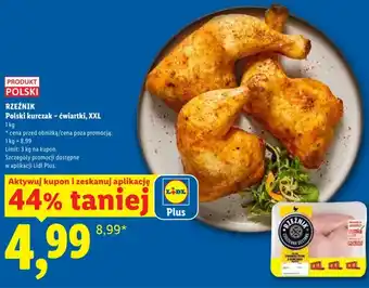 Lidl Polski kurczak - ćwiartki XXL Rzeźnik oferta