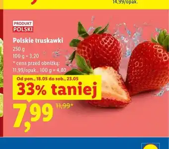Lidl Truskawki polskie oferta