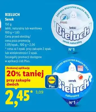 Lidl Serek lekki Bieluch oferta