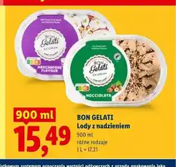 Lidl Lody z nadzieniem Mascarpone Flavour BON GELATI oferta