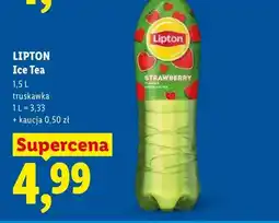 Lidl Napój Lipton Ice Tea truskawka oferta