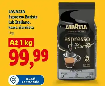 Lidl Kawa ziarnista LAVAZZA Espresso Barista oferta