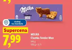 Lidl Ciastka Tender Moo Milka oferta