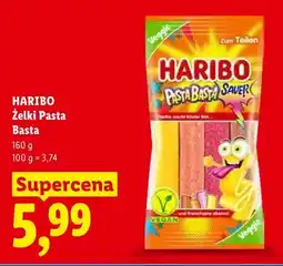 Lidl Żelki Pasta Basta Haribo oferta