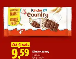Lidl Kinder Country 4-pak oferta