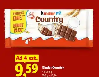 Lidl Kinder Country 4-pak oferta