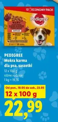 Lidl Mokra karma dla psa Pedigree 12-pak oferta