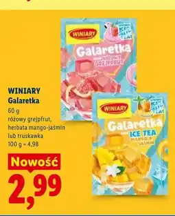 Lidl Galaretka Winiary różowy grejpfrut oferta