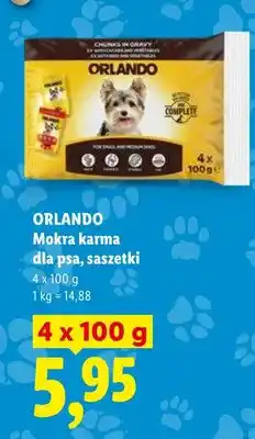 Lidl Mokra karma dla psa Orlando 4-pak oferta