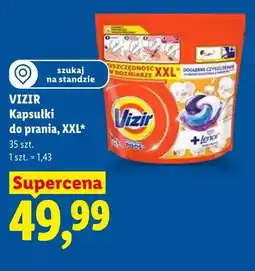 Lidl Kapsułki do prania Vizir XXL oferta