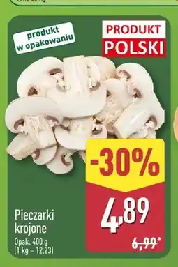 ALDI Pieczarki krojone polskie oferta