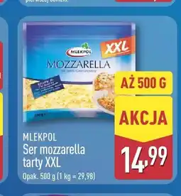 ALDI Ser mozzarella tarty XXL Mlekpol oferta