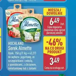 ALDI Serek Almette jogurtowy Hochland oferta