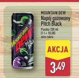 ALDI Napój gazowany MOUNTAIN DEW Pitch Black zero cukru oferta