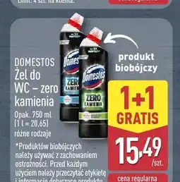 ALDI Żel do WC zero kamienia DOMESTOS oferta