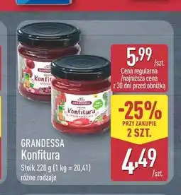 ALDI Konfitura wiśniowa Grandessa oferta