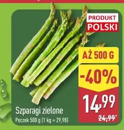 ALDI Szparagi zielone polskie oferta