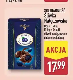 ALDI Śliwka Nałęczowska śliwki kandyzowane oblane czekoladą oferta