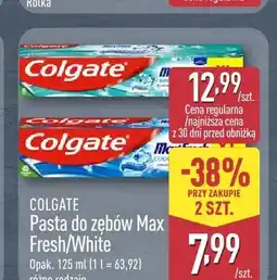 ALDI Pasta do zębów Max White COLGATE oferta