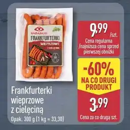 ALDI Frankfurterki wieprzowe z cielęciną Kabanos oferta