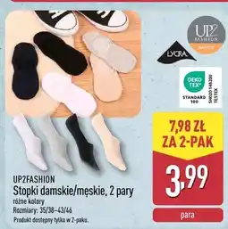 ALDI Stopki męskie UP2FASHION 2-pak oferta
